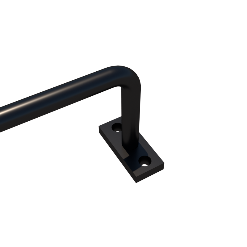 Long iron bar towel holder Long iron bar towel holder