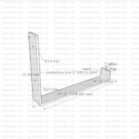 L shelf bracket
