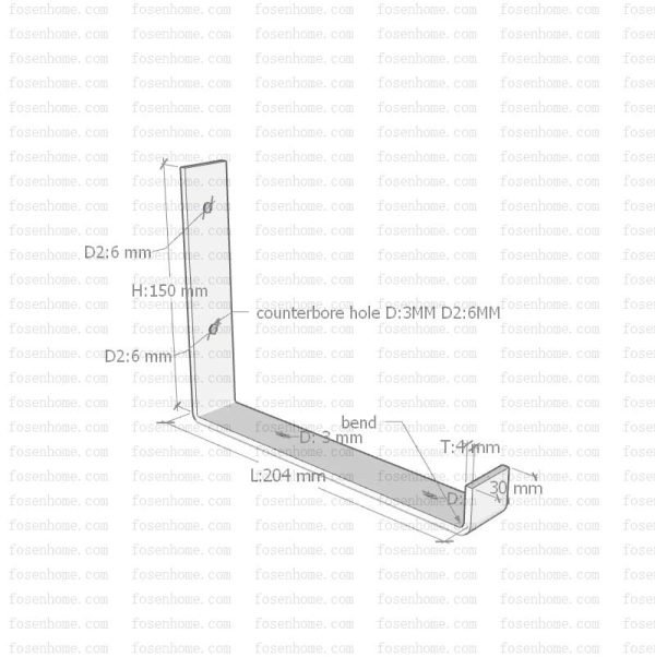 L shelf bracket Lシェルフブラケット