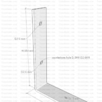 L shelf bracket