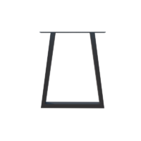 iron trapezoidal leg for table
