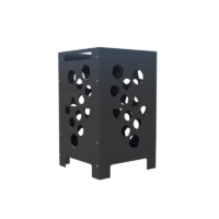 Removable square stove