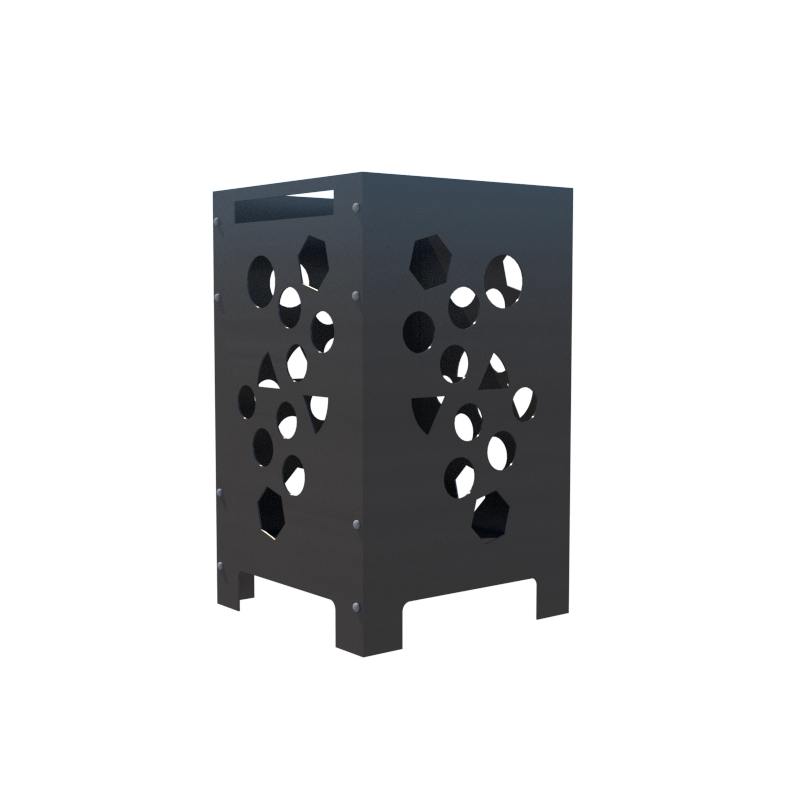 Removable square stove