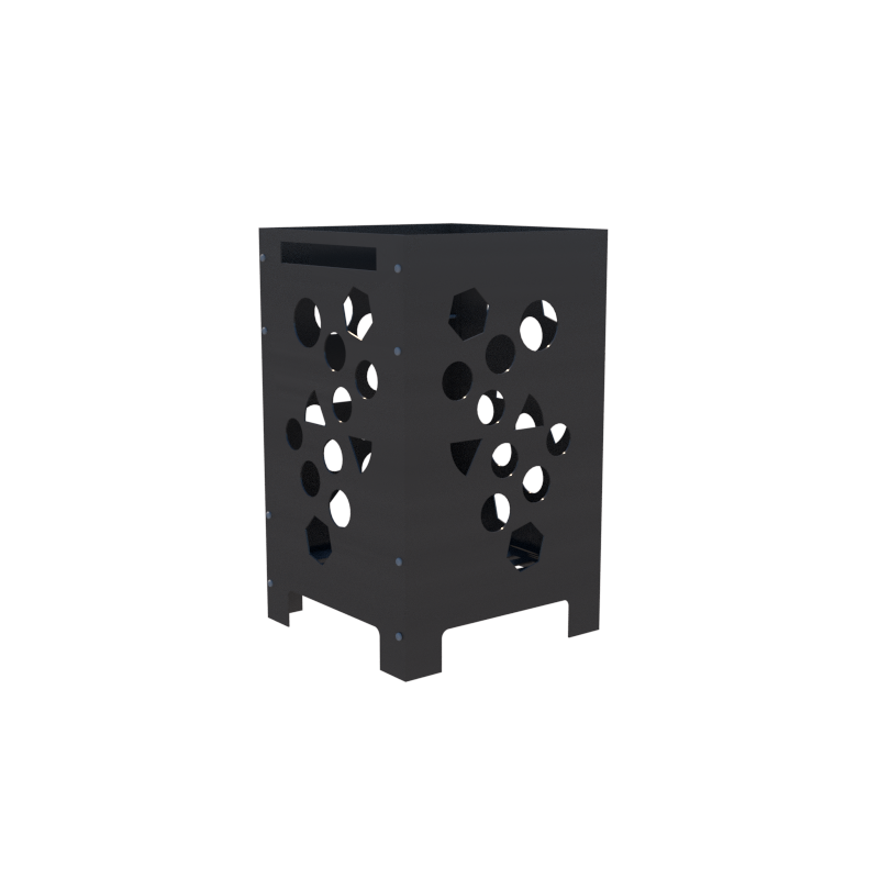 Removable square stove