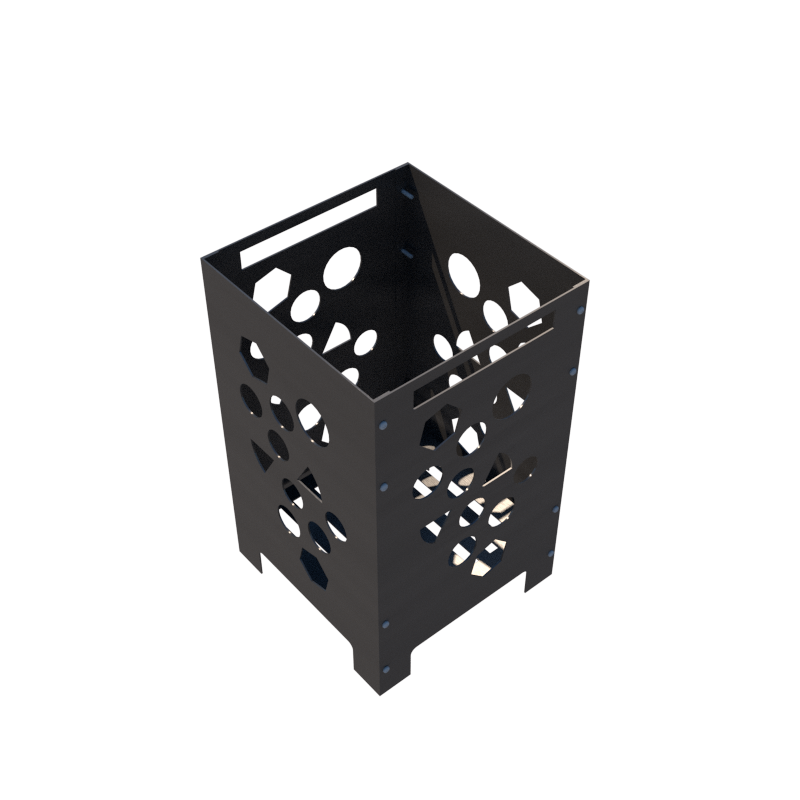 Removable square stove