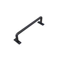 Solid iron bar door handle