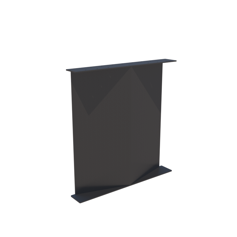 V-shaped table leg