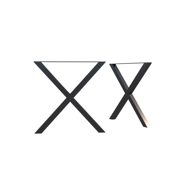 X shaped table leg X Foermiges Tischbein