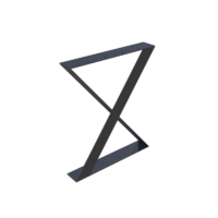 X-shaped table leg