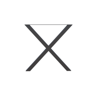 X字型テーブル脚
