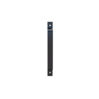 Simple iron plate door handle
