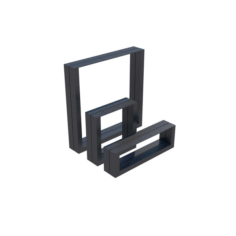 Patas de mesa rectangulares