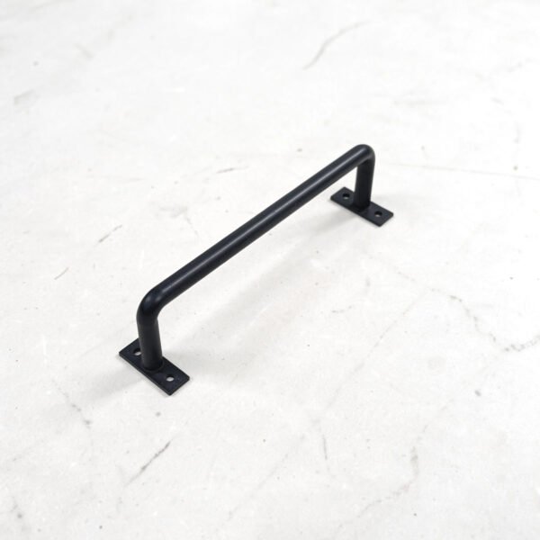Solid iron bar door handle