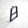 Trapezoidal bench leg