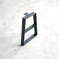 Trapezoidal bench leg